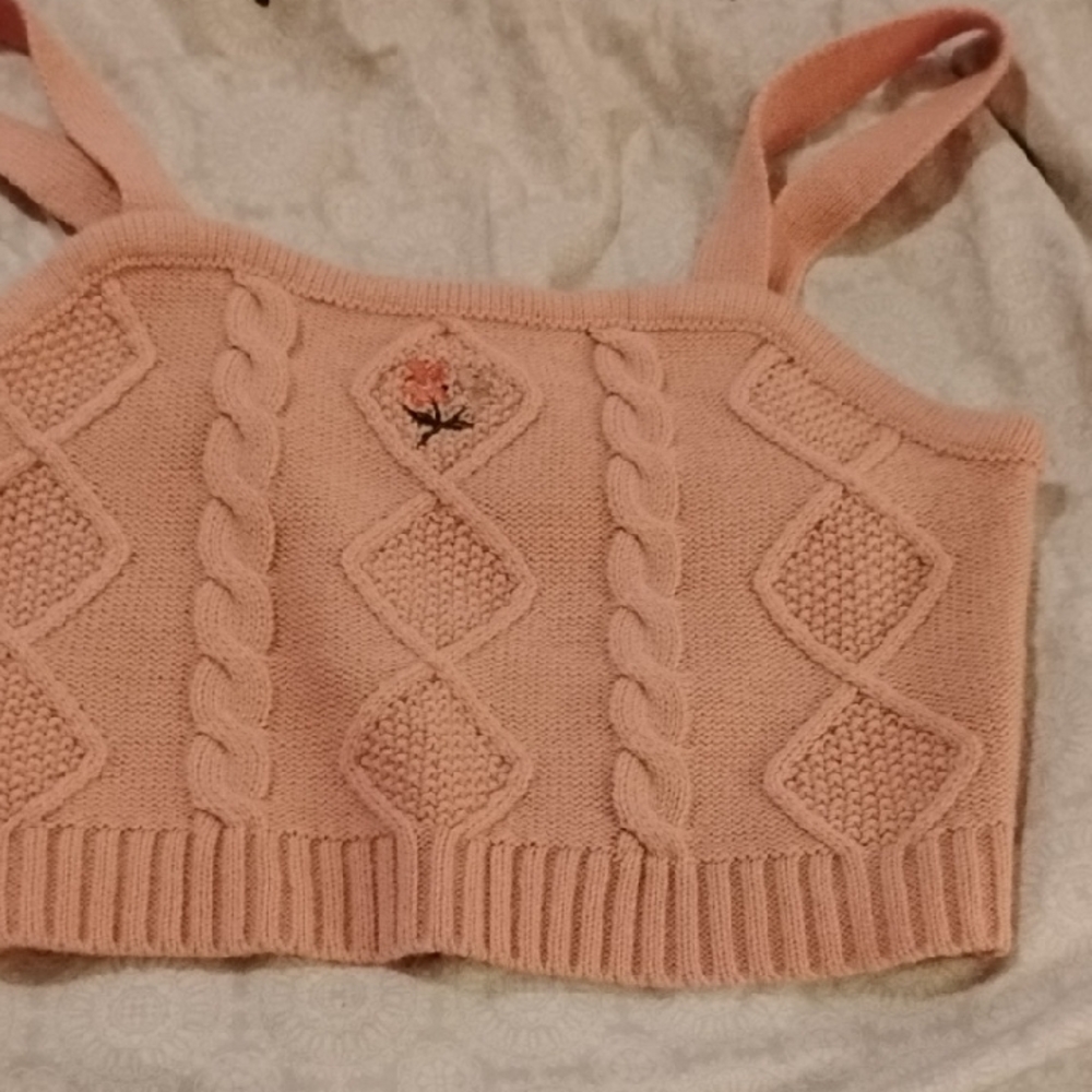 Almost Famous Blush Knit Top